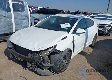 2020 Hyundai Elantra Sel из США, поврежденный, VIN 5NPD84LFXLH570547